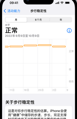 南部iPhone手机维修如何在iPhone开启'步行稳定性通知'