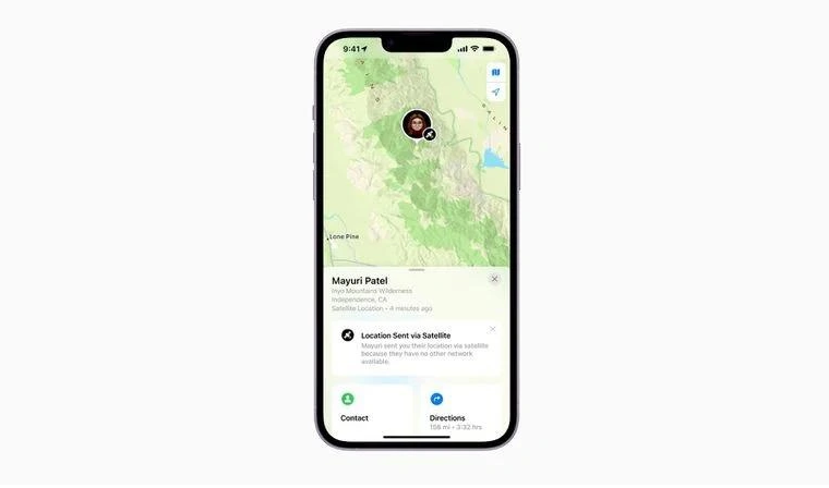 南部苹果14维修分享iPhone14系列中 FindMy功能通过卫星分享位置方法教程 